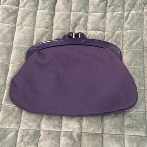 Vintage navy Clutch